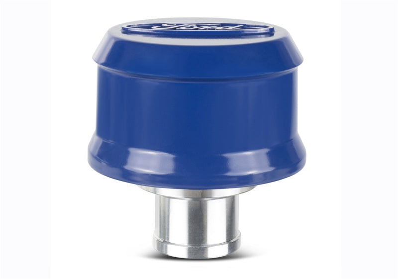 FR Breather Caps - Ford Racing Slant Edge Breather - Blue