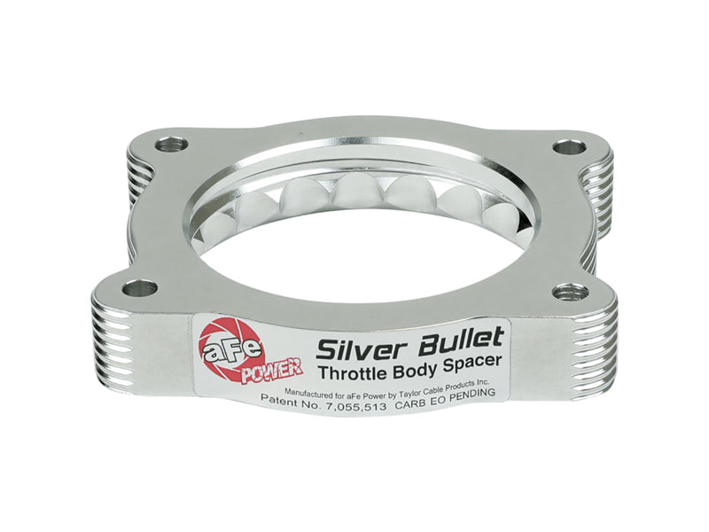AFE Silver Bullet TBS - aFe Silver Bullet Throttle Body Spacer 04-12 GM Colorado/Canyon L5 3.5L/3.7L