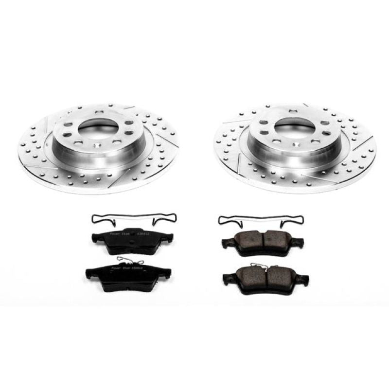 PSB Z23 Evolution Kit - Power Stop 06-09 Pontiac Solstice Rear Z23 Evolution Sport Brake Kit