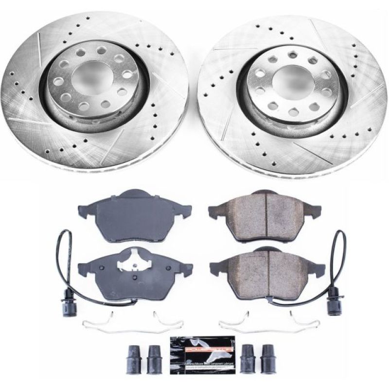 PSB Z23 Evolution Kit - Power Stop 97-99 Audi A8 Front Z23 Evolution Sport Brake Kit