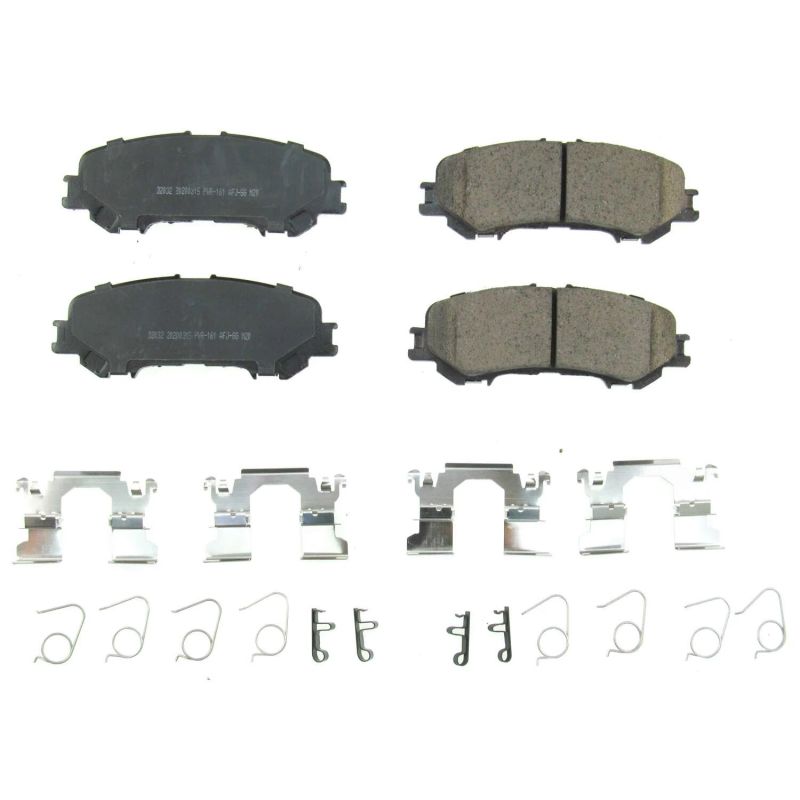 PSB Z17 Evolution Brake Pads - Power Stop 17-19 Nissan Titan Rear Z17 Evolution Ceramic Brake Pads w/Hardware