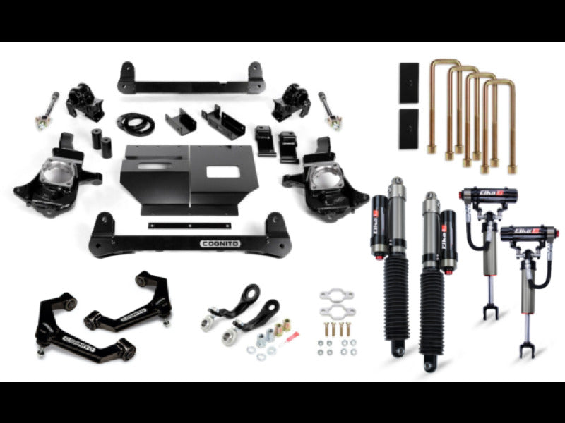 COG Lift Kit - Elite - Cognito 11-19 Chevy/GMC Silv/Sierra 2500/3500 HD 2WD/4WD 4in Elite Lift Kit w/ Elka 2.5 RR Shocks
