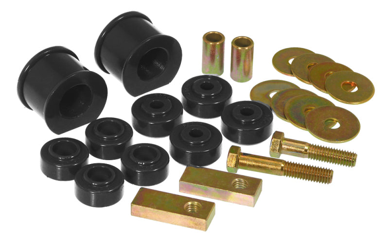 PRO Sway/End Link Bush - Blk - Prothane 76-89 Chrysler Front Sway Bar Bushings - 1in - Black