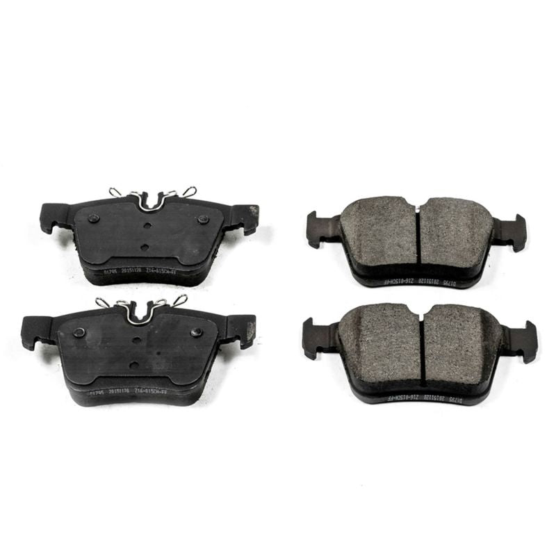 PSB Z16 Evolution Brake Pads - Power Stop 15-19 Mercedes-Benz C300 Rear Z16 Evolution Ceramic Brake Pads