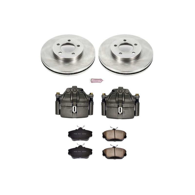 PSB Autospecialty Kit w/Cals - Power Stop 1995 Ford Taurus Front Autospecialty Brake Kit w/Calipers
