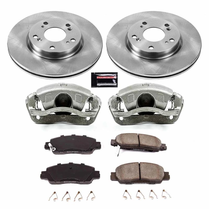 PSB Autospecialty Kit w/Cals - Power Stop 16-17 Honda Accord Front Autospecialty Brake Kit w/Calipers