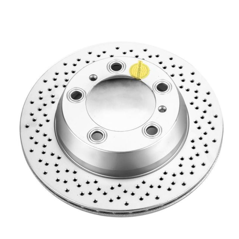 PSB Evolution Coated Rotor - Power Stop 17-19 Porsche 718 Boxster Rear Evolution High Carbon Geomet Coated Rotor