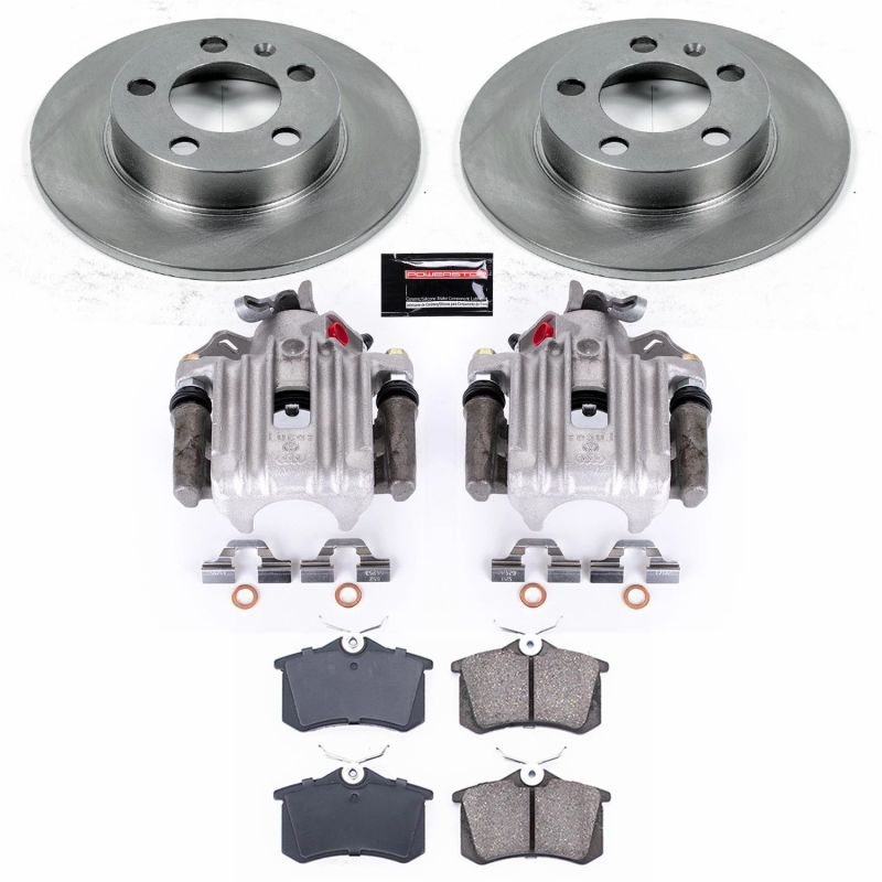 PSB Autospecialty Kit w/Cals - Power Stop 1999 Volkswagen Jetta Rear Autospecialty Brake Kit w/Calipers