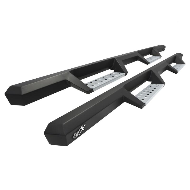 WES Nerf Bars - HDX Drop - Westin 22-23 Toyota Tundra CrewMax HDX Stainless Drop Nerf Step Bars - Tex. Blk