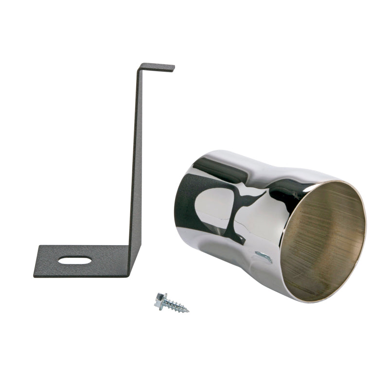 BBK Cold Air Intake Adapter - BBK 86-88 Mustang Cold Air Kit Adapter - Chrome