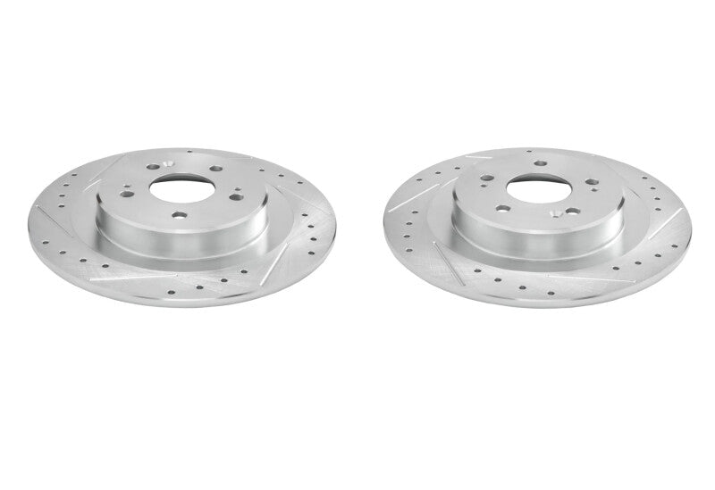 PSB Evolution Drill/Slot Rotor - Power Stop 21-25 Acura TLX Rear Drilled & Slotted Rotor - Pair