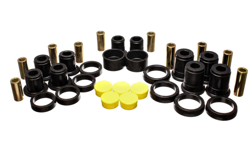 ES Cntrl Arm Bushings - Black - Energy Suspension 02-07 GM SUV Black Rear End Control Arm Bushing Set