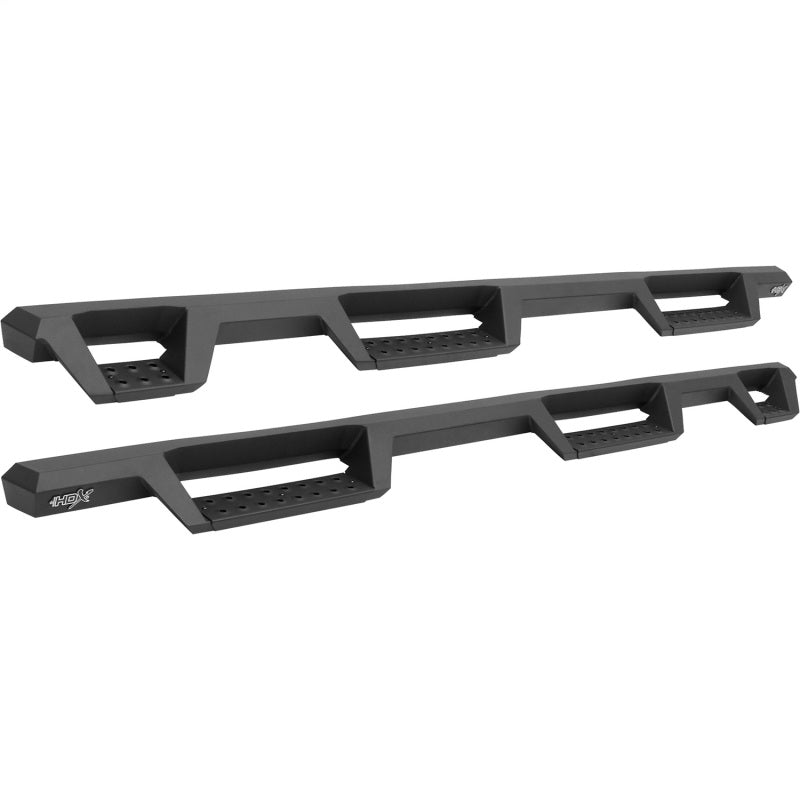 WES Nerf Bars - HDX Drop - Westin 07-18 Chevrolet Silverado 1500 CC 5.5ft Bed HDX Drop W2W Nerf Step Bars - Tex. Blk