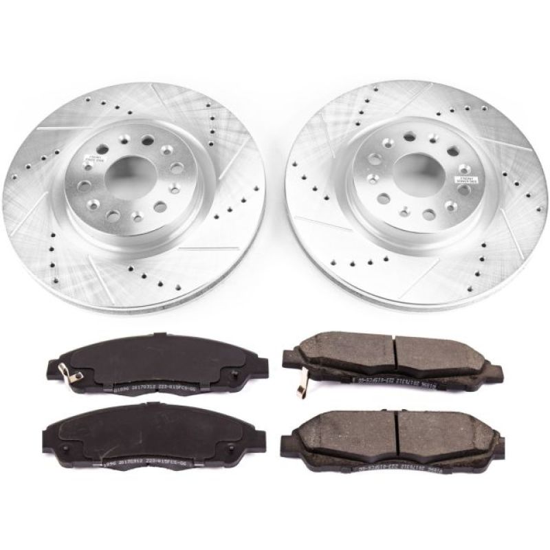 PSB Z23 Evolution Kit - Power Stop 17-18 Cadillac XT5 Front Z23 Evolution Sport Brake Kit