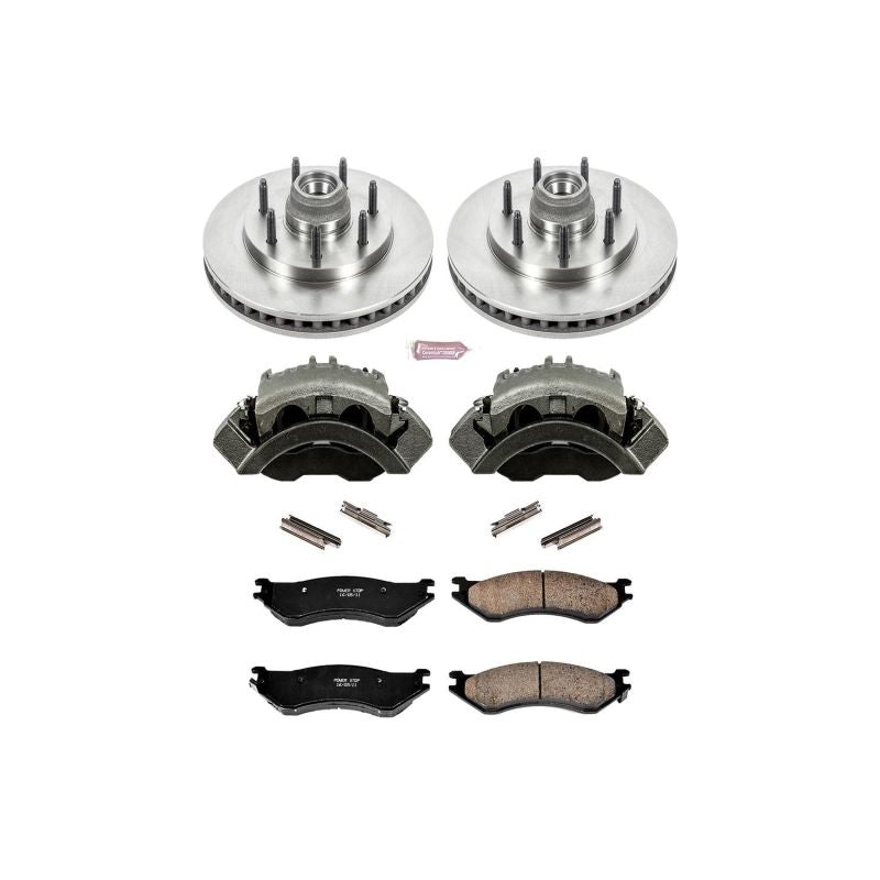 PSB Autospecialty Rotor - Power Stop 97-99 Ford F-250 Front Autospecialty Kit w/Cals