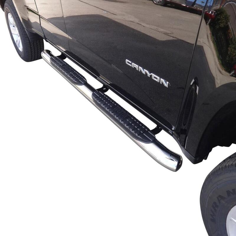 WES Nerf Bars - PRO TRAXX 4 - Westin 2015-2018 Chevrolet/GMC Colorado/Canyon Extended Cab PRO TRAXX 4 Oval Nerf Step Bars - SS