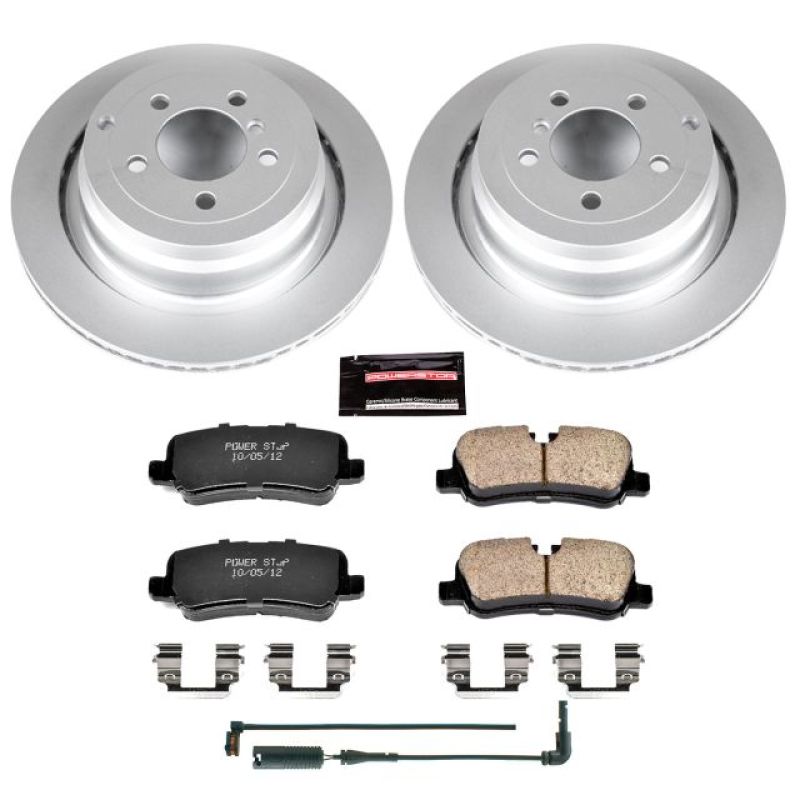PSB Z23 Evolution Coated Kit - Power Stop 06-12 Land Rover Range Rover Rear Z23 Evolution Sport Coated Brake Kit