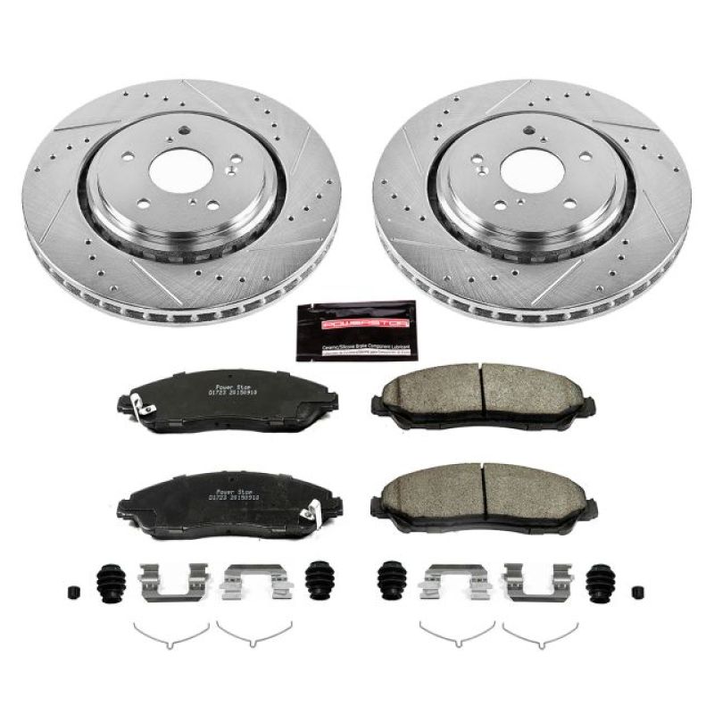 PSB Z23 Evolution Kit - Power Stop 14-16 Acura MDX Front Z23 Evolution Sport Brake Kit