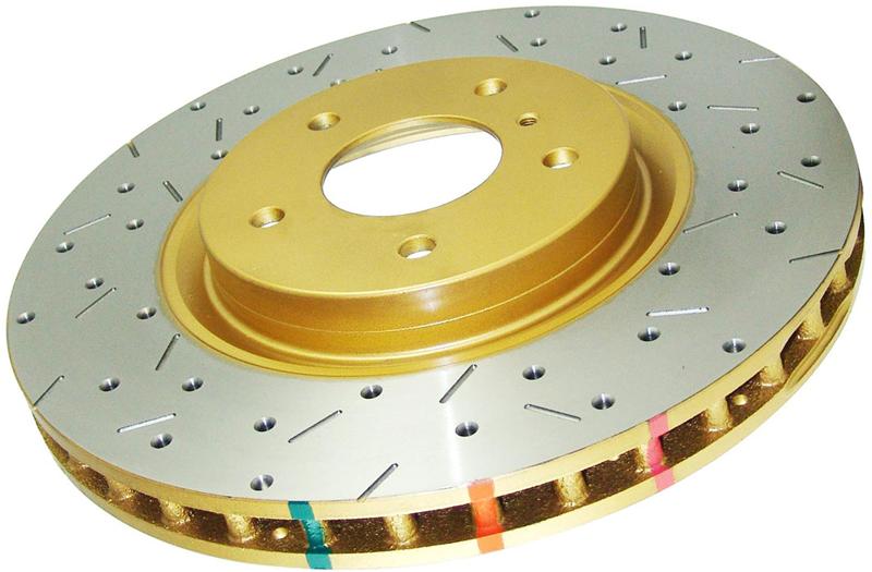 DBA 4000 Slot&Drill Rotors - DBA 06+ MX-5 Miata Front Drilled & Slotted 4000 Series Rotor