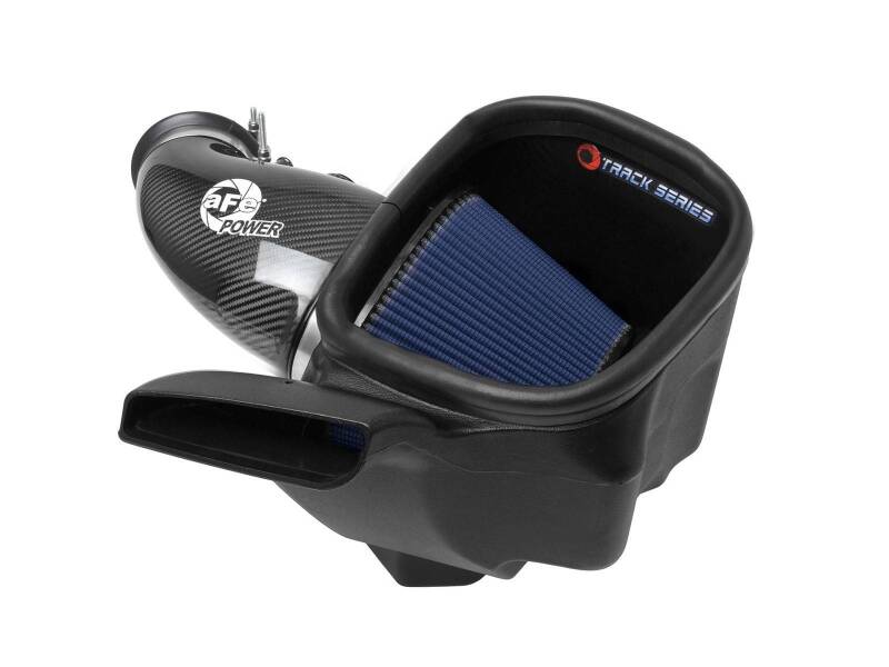 AFE Track Series Intake - aFe 12-21 Jeep Grand Cherokee 6.4L Track Series Carbon Fiber Cold Air Intake System w/Pro 5R Filter