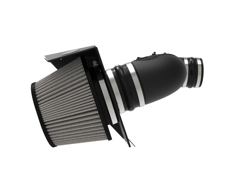 AFE Magnum FORCE Stage-2 Cold Air Intakes - aFe Magnum FORCE Stage-2 Pro DRY S Intake System 11-15 GM Diesel Trucks V8 6.6L (td) LML