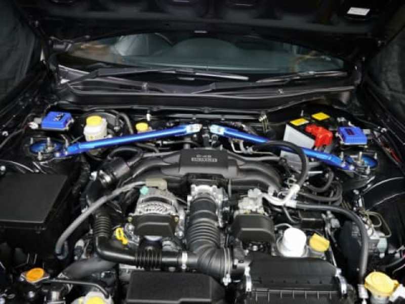 CUS Power Braces - Cusco PowerBrace Strut Support Fr Strut to Firewall 35mm OD Non-Adj Subaru BRZ/Toyota 86/Scion FR-S