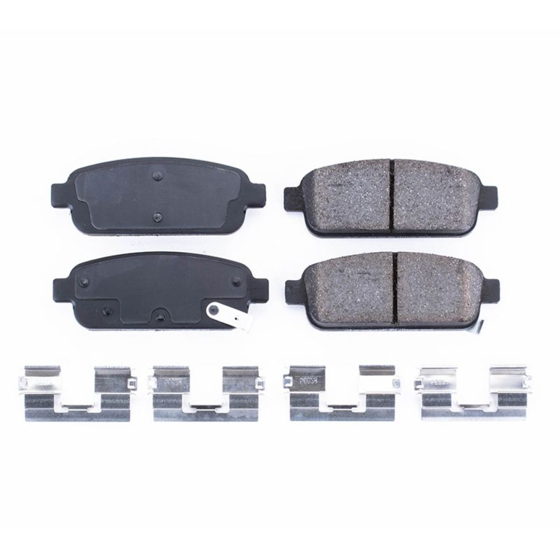 PSB Z17 Evolution Brake Pads - Power Stop 16-19 Buick Cascada Rear Z17 Evolution Ceramic Brake Pads w/Hardware