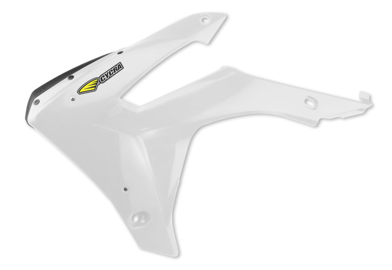 CYC Radiator Shroud - Cycra 14-17 Honda CRF250R Powerflow Radiator Shrouds - Factory Ed. White