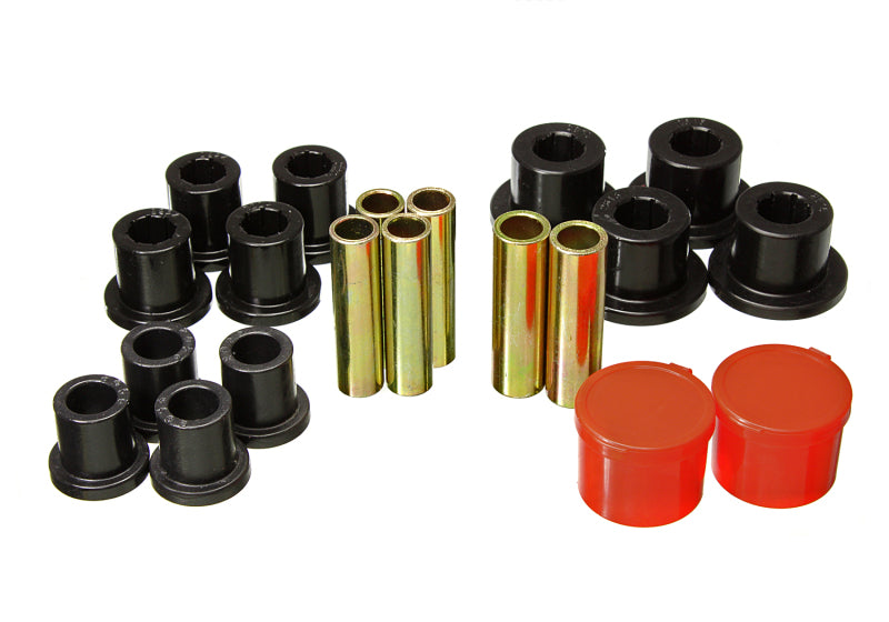 ES Leaf Spring Pads - Black - Energy Suspension 98-11 Ford Ranger 2/4WD Rear Leaf Spring Bushing Set - Black
