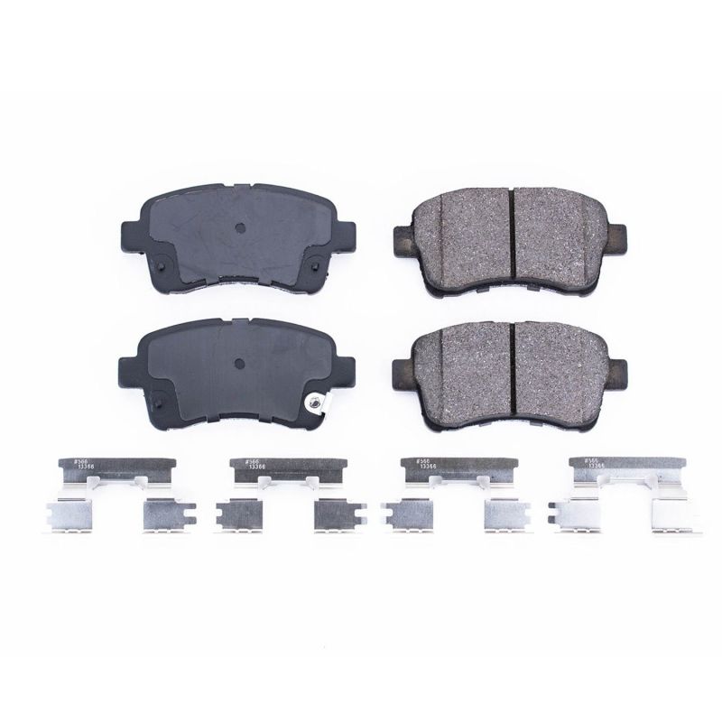 PSB Z17 Evolution Brake Pads - Power Stop 02-05 Suzuki Aerio Front Z17 Evolution Ceramic Brake Pads w/Hardware
