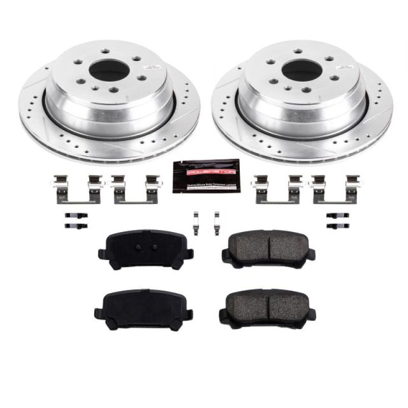 PSB Z23 Evolution Kit - Power Stop 15-18 Chevrolet Colorado Rear Z23 Evolution Sport Brake Kit