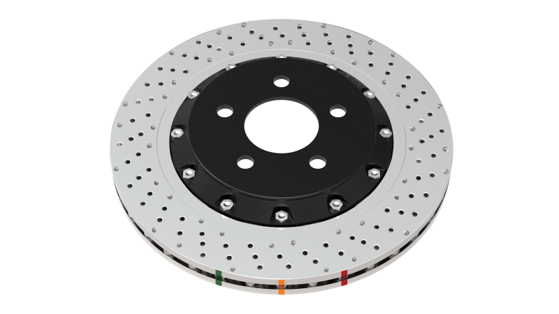 DBA 5000 Series Drilled Rotors - DBA 11-13 BMW 1M (E82) / 08-13 BMW M3 (E90/92/93) 5000 Series Drilled Front Rotor