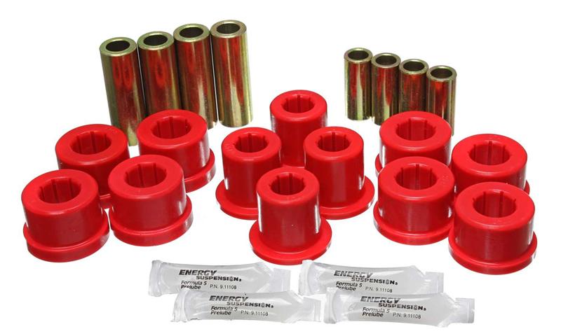 ES Cntrl Arm Bushings - Red - Energy Suspension 87-92 Toyota Supra Red Front Control Arm Bushing Set