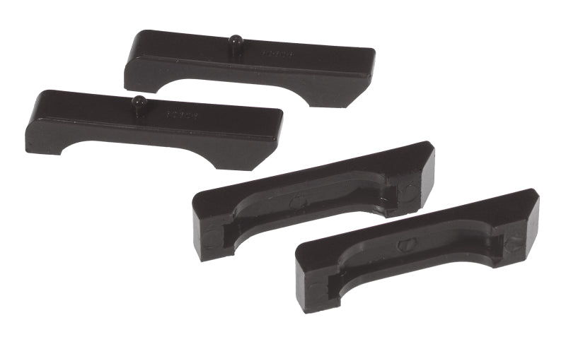 PRO Radiator Insulators - Blk - Prothane 68-87 GM Small Block Radiator Insolators - Black