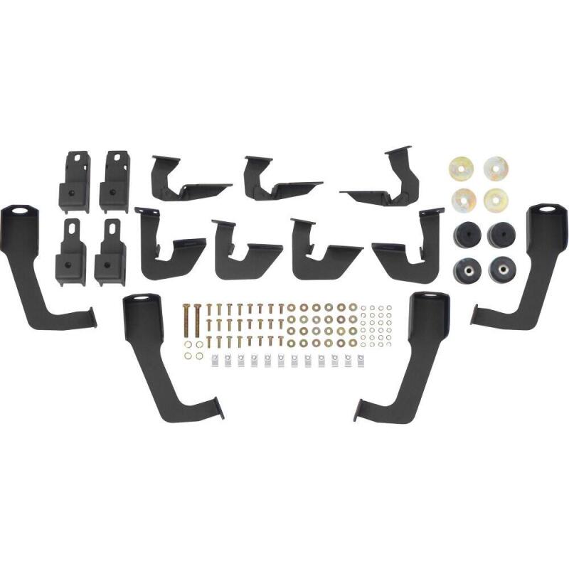 WES Nerf Bars - HDX Drop - Westin/HDX 07-18 Chevrolet Silverado 2500 6.5ft Drop Wheel to Wheel Nerf Step Bars - Textured Black