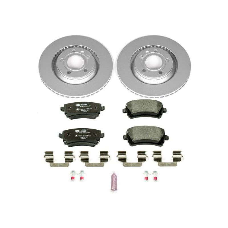 PSB Euro-Stop Kit - Power Stop 04-09 Audi S4 Rear Euro-Stop Brake Kit