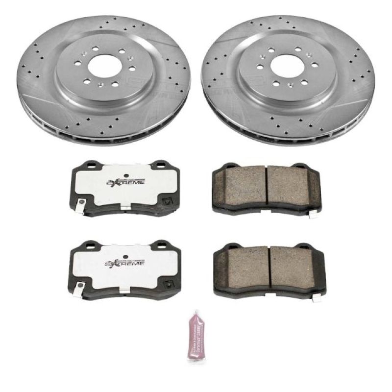 PSB Z26 Street Warrior Kit - Power Stop 04-07 Cadillac CTS Rear Z26 Street Warrior Brake Kit