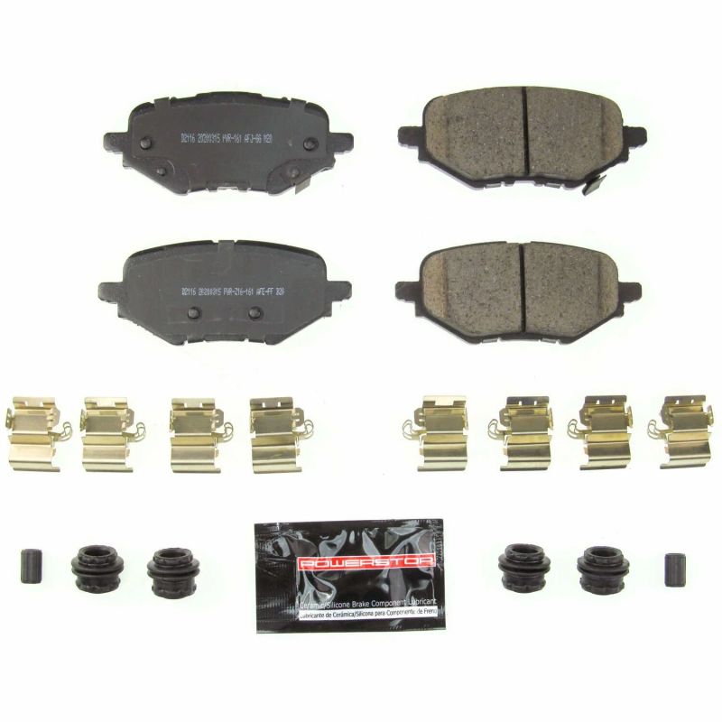PSB Z23 Evolution Brake Pads - Power Stop 18-19 Honda Clarity Rear Z23 Evolution Sport Brake Pads w/Hardware