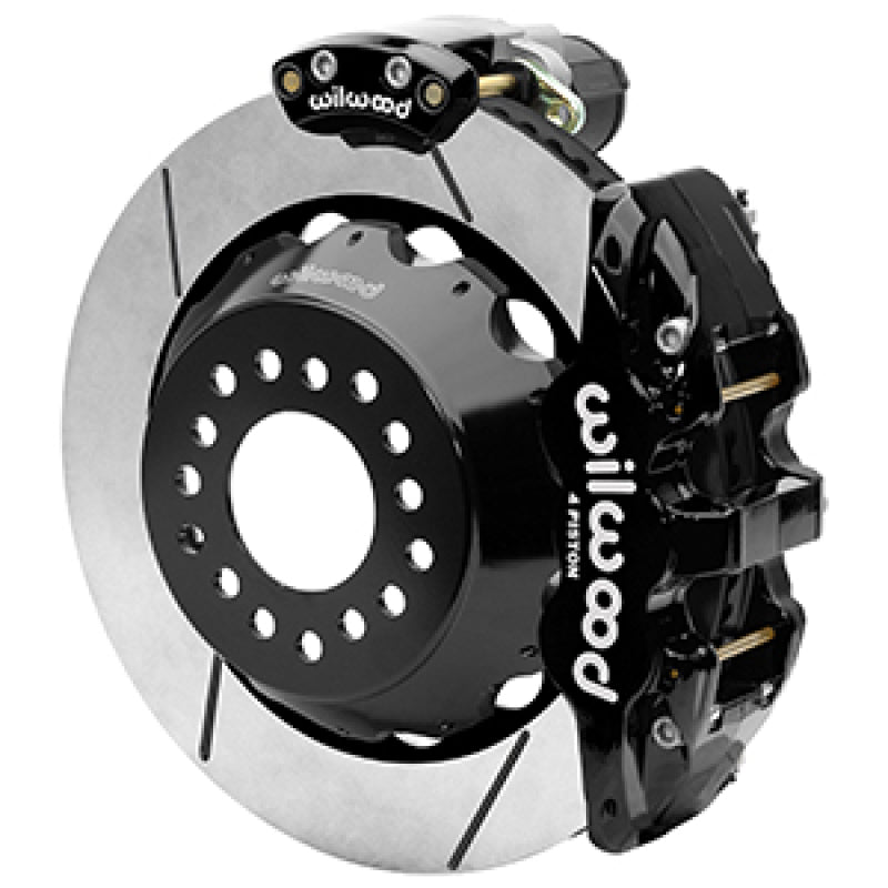 WIL Aero Brake Kit - Wilwood EPB Rear Kit AERO4 Small Ford 2.5