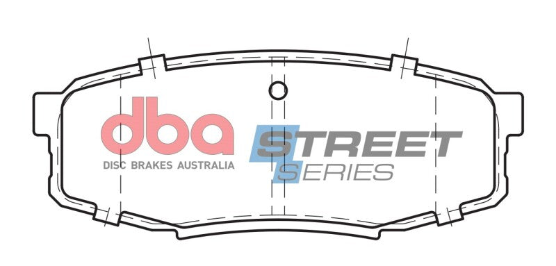 DBA Street Series Brake Pads - DBA 08-19 Lexus LX570 Street Series Rear Brake Pads