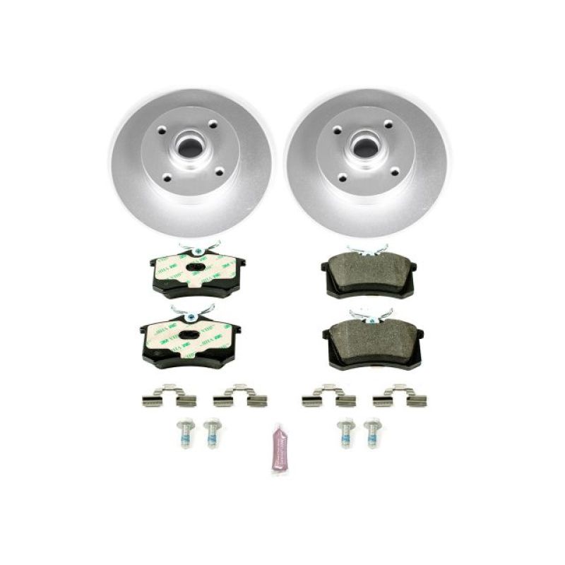 PSB Euro-Stop Kit - Power Stop 99-02 Volkswagen Cabrio Rear Euro-Stop Brake Kit