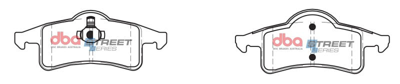 DBA Street Series Brake Pads - DBA 99-04 Jeep Grand Cherokee Street Series Rear Brake Pads