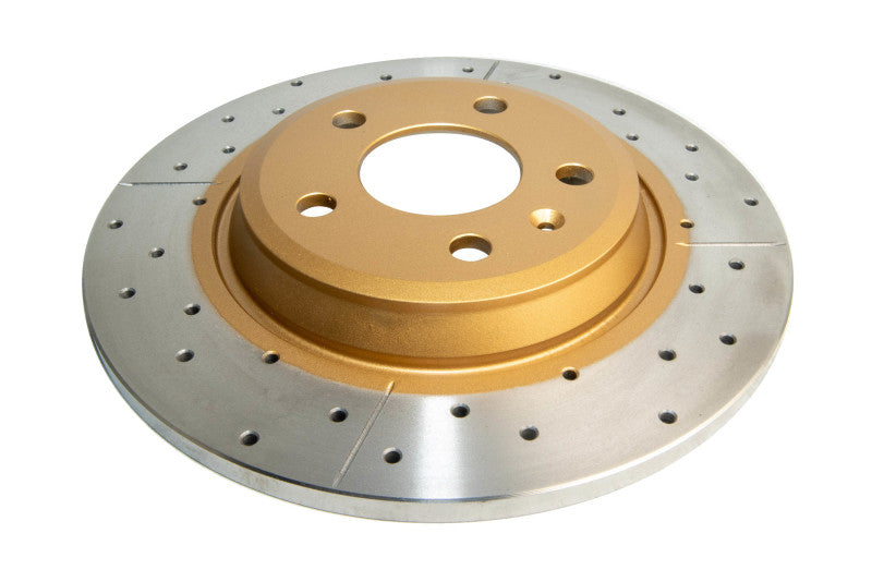 DBA Street Slot&Drill Rotors - DBA 09-20 Audi A4 Rear Drilled & Slotted Street Series Rotor