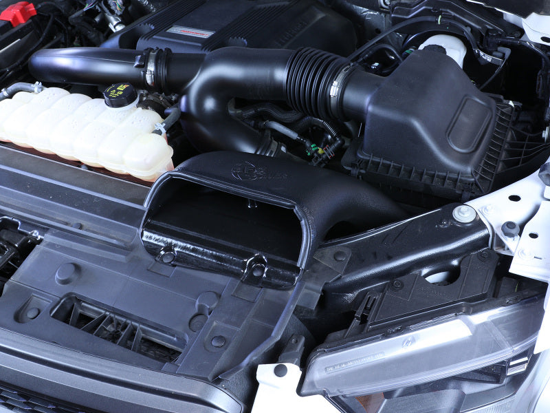 AFE Quantum Intakes - aFe Quantum Cold Air Intake System Scoop 15-18 Ford F150 EcoBoost V6-3.5L/2.7L