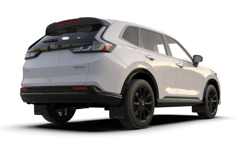 RAL Basic Blk Flap/Rd Logo - Rally Armor 23-26 Honda CR-V Black Mud Flap - Red Logo