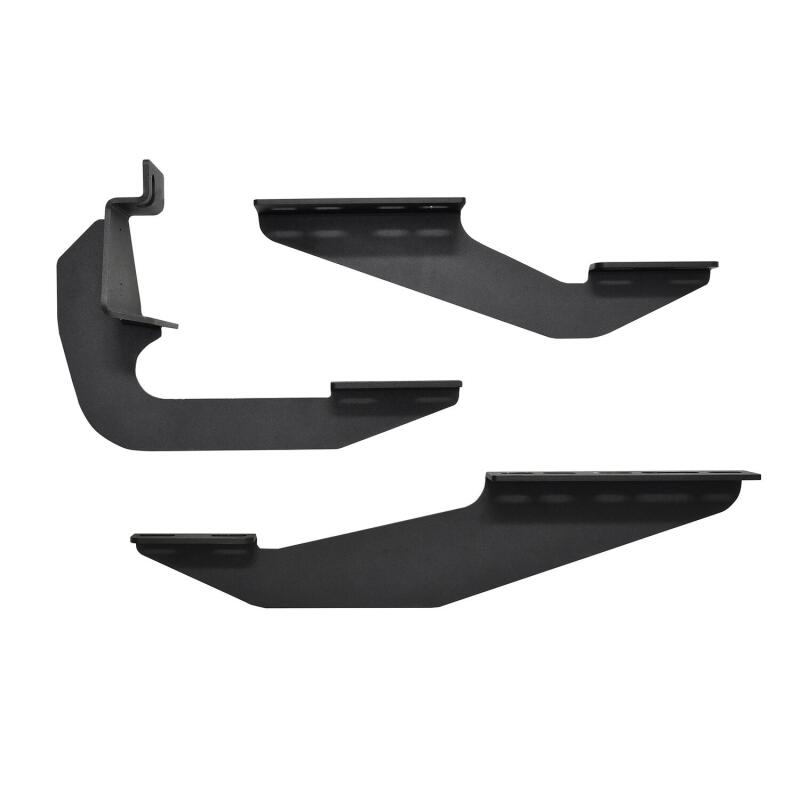 WES Running Boards - Grate - Westin Ford Transit Van 150/250/350 (Single 54in Pass Door) Grate Steps Running Boards - Tex. Blk