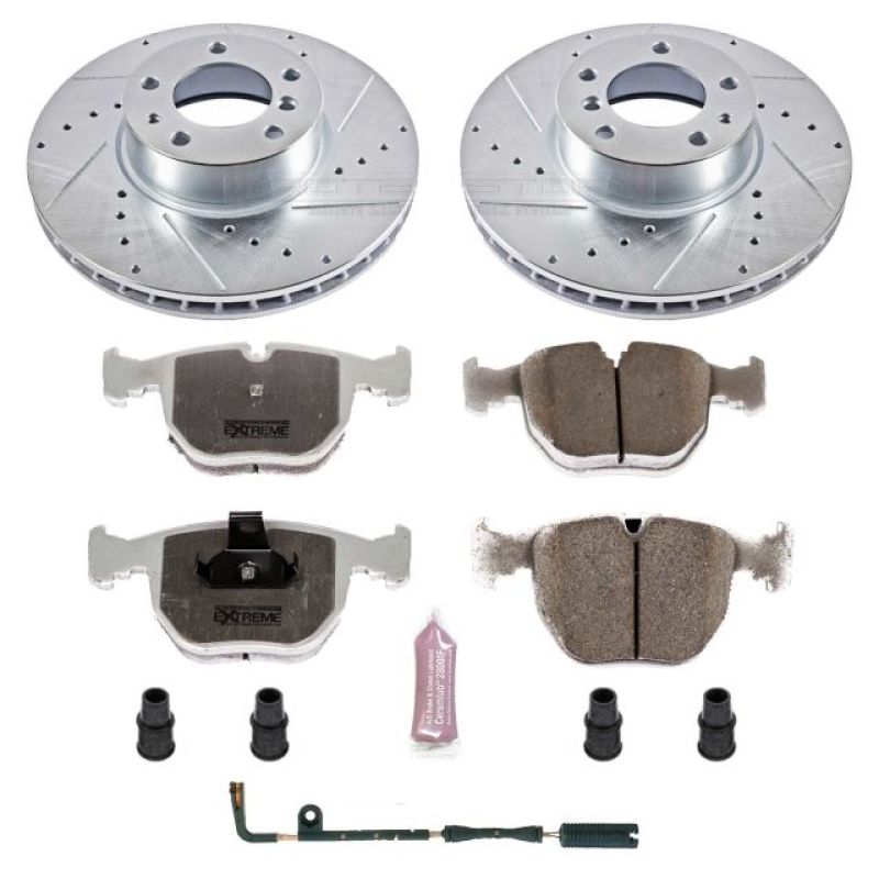 PSB Z26 Street Warrior Kit - Power Stop 97-00 BMW 540i Front Z26 Street Warrior Brake Kit