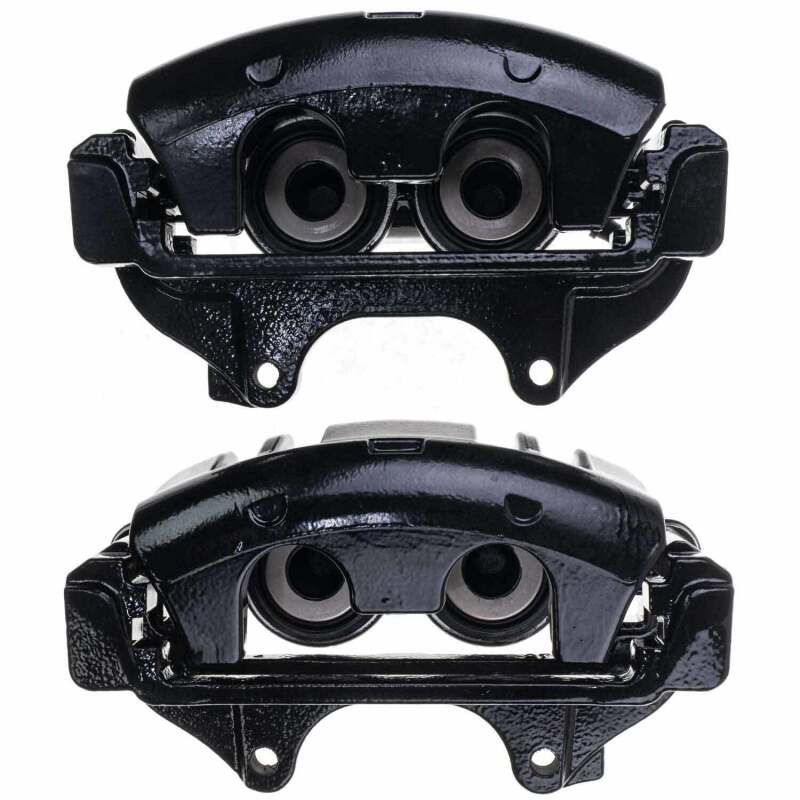 PSB Black Calipers - Power Stop 2014 Chrysler 200 Front Black Caliper - Pair w/Bracket