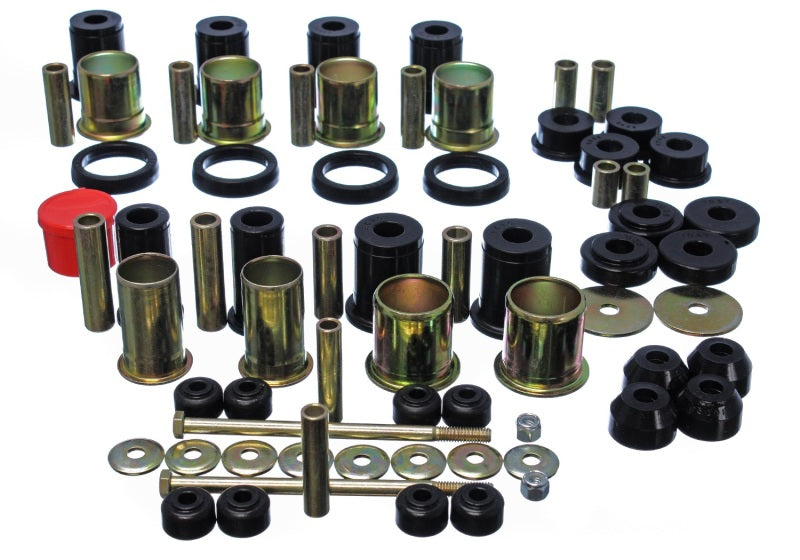 ES Hyper-Flex Sets - Black - Energy Suspension 89-92 Chevrolet Camaro Black Hyper-flex Master Bushing Set