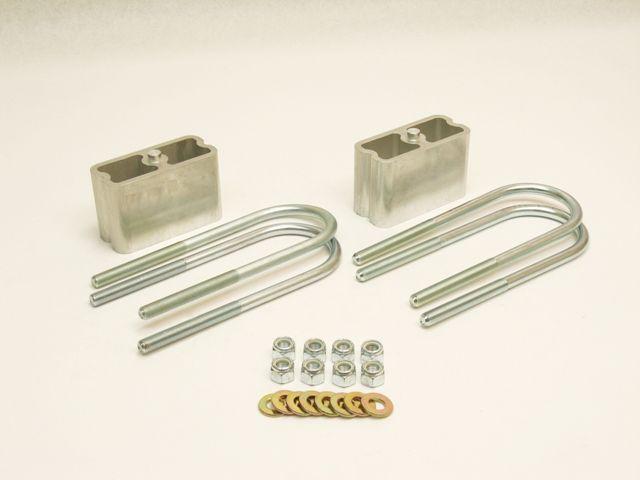 BT Lowering Block Kit - Belltech LOWERING BLOCK KIT 3inch EXTRUDED BLOCKS